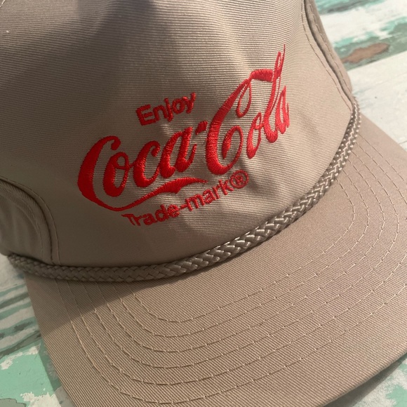 Vintage Coca Cola Trucker Baseball Rope Snapback Hat Cap - Picture 2 of 6